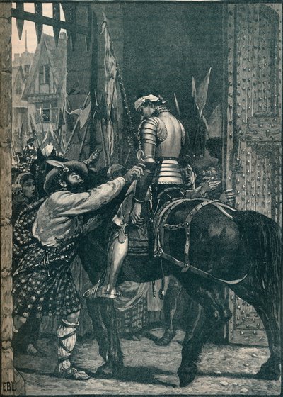 Edinburgh efter slaget ved Flodden, 1513 1905. af Unbekannt