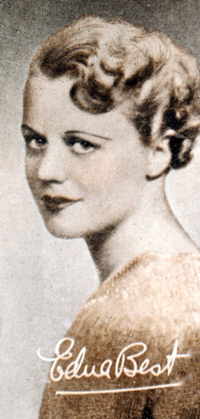 Edna Best 1900-1974, britisk scene- og filmskuespillerinde, 1935 af Unbekannt