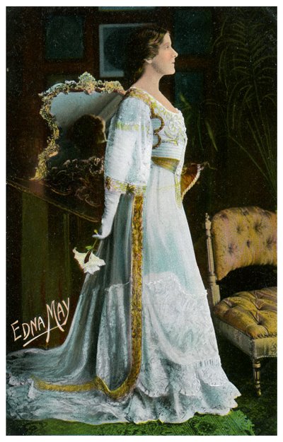 Edna May, amerikansk skuespillerinde og sangerinde, c1900-1919 af Unbekannt