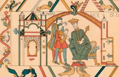 Edwards instruktioner til Harold, 1800-tallet. af Unbekannt