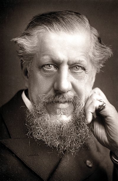 Edwin Arnold 1832-1904, britisk orientalist, digter og journalist, c1890 af Unbekannt