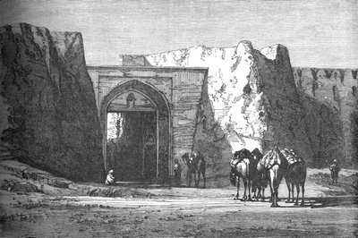 Eedgah, eller North Gate, Candahar, c1880 af Unbekannt