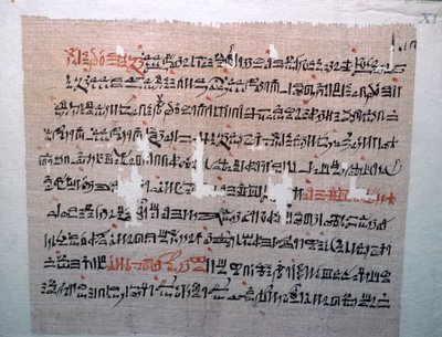 Egyptisk hieratisk skrift af Unbekannt