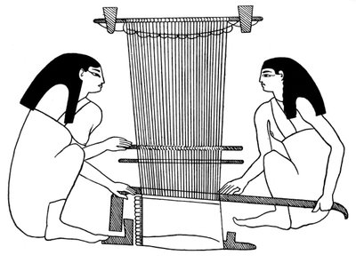 Egyptiske vævere, c3000 f.Kr. 1930 af Unbekannt