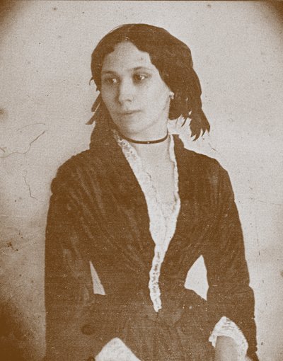 Elena Aleksandrovna Denisyeva 1826-1864, CA 1860 af Unbekannt