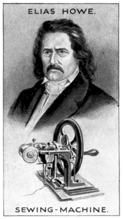 Elias Howe, amerikansk symaskinepioner, c1924 af Unbekannt