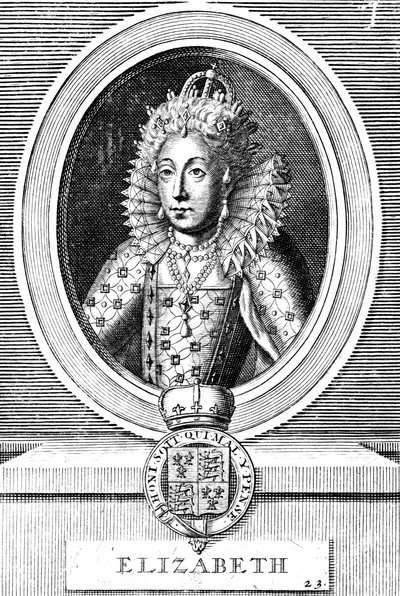 Elizabeth I, dronning af England og Irland af Unbekannt
