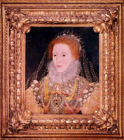 Elizabeth I, dronning af England og Irland, c1580 af Unbekannt