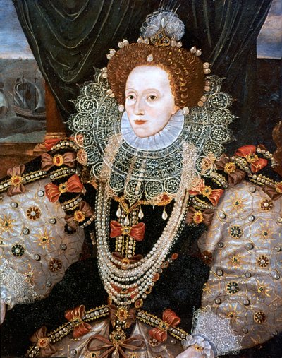 Elizabeth I, dronning af England og Irland, c1588 af Unbekannt