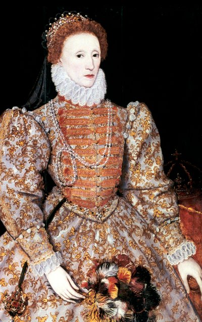 Elizabeth I, dronning af England og Irland, c1588 af Unbekannt