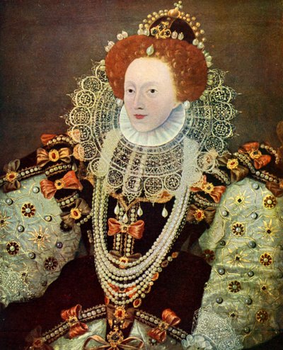 Elizabeth I, dronning af England og Irland, c1588, c1902-1905 af Unbekannt