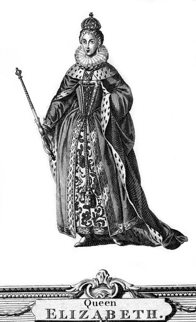 Elizabeth I af England, 1533-1603 af Unbekannt