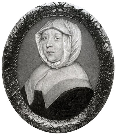 Elizabeth Steward, mor til Oliver Cromwell, 1600-tallet, 1899 af Unbekannt