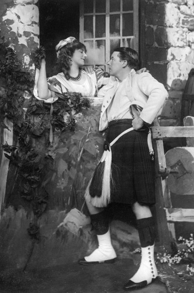 Ellaline Terriss og Seymour Hicks i The Gay Gordons, c1907 af Unbekannt