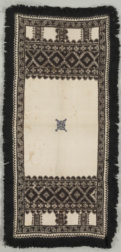 Broderet måtte eller en Paños de Ofrenda, 1800-tallet. af Unbekannt