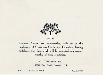 Fremtrædende kunstnere - G Delgado, Ltd., 1935 af Unbekannt