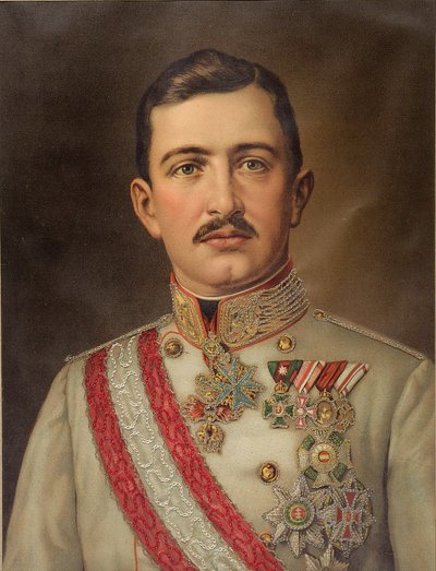 Kejser Karl I af Østrig 1887-1922, konge af Ungarn, ca. 1917. af Unbekannt