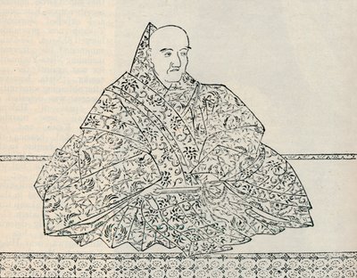 Kejser Go-Uda af Japan, i hvis regeringstid den mongolske armada blev ødelagt, 1907 af Unbekannt