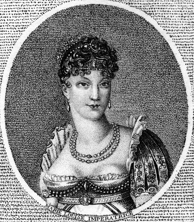 Kejserinde Marie Louise, kejserinde af Frankrig, anden hustru til Napoleon Bonaparte, 1791-1847 af Unbekannt