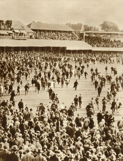 England vinder The Ashes mod Australien, Oval Cricket Ground, London, 1926, 1935. af Unbekannt