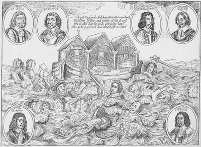 Englands mirakuløse bevarelse, 1646 1903 af Unbekannt