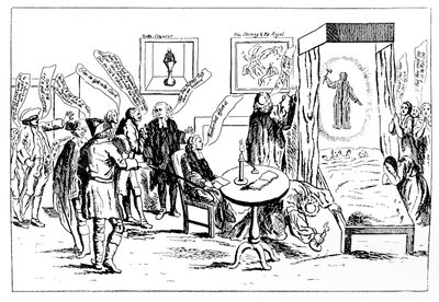 Engelsk godtroenhed, eller The Invisible Ghost, 1762 af Unbekannt