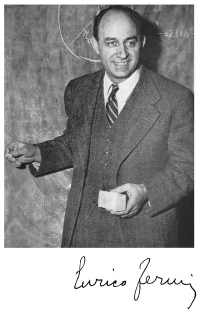 Enrico Fermi, italiensk-født amerikansk atomfysiker af Unbekannt