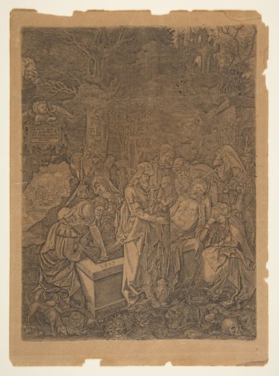 Begravelse, 1800-tallet. af Unbekannt