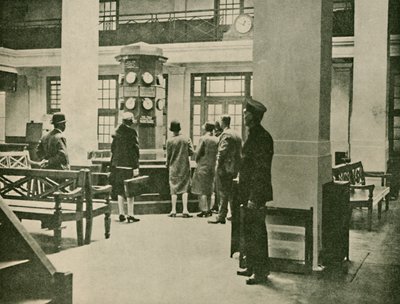 Entrance Hall, London Air Station, 1927 af Unbekannt
