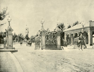 Indgang til Government House, Melbourne, 1901. af Unbekannt