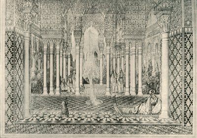 Indgang til Lions Court, 1800-tallet, 1907. af Unbekannt