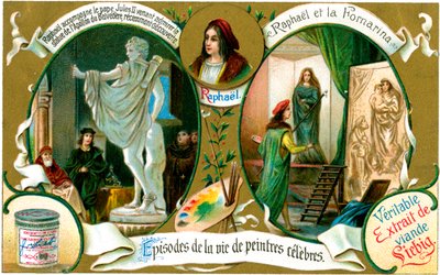 Episoder af de berømte malers liv: Raphael, c1900 af Unbekannt