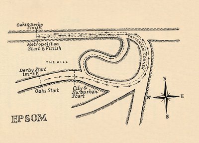 Epsom Race Course, 1940 af Unbekannt