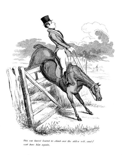 Ridetegneserie, 1800-tallet af Unbekannt