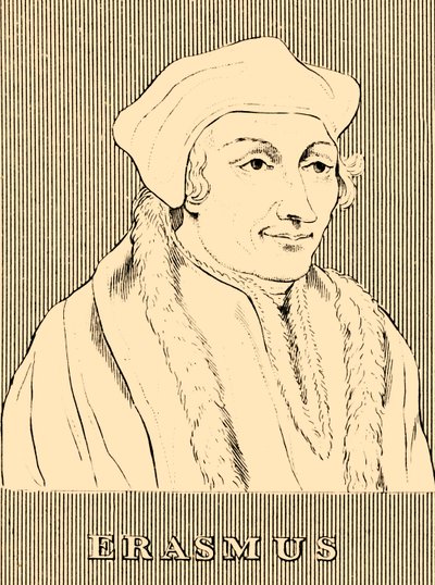 Erasmus, 1466-1536, 1830. af Unbekannt