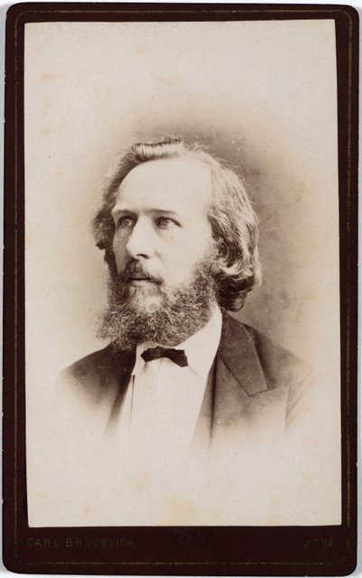 Ernst Haeckel, tysk naturforsker, ca. 1860