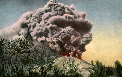 Vesuvs udbrud, Italien, april 1906 af Unbekannt