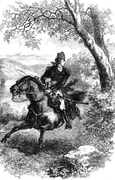 Benedict Arnolds flugt, 1780 c1880 af Unbekannt