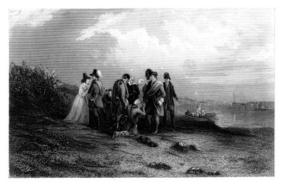 Prins Charles flugt, 1700-tallet, c1860 af Unbekannt