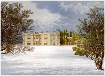 Eshton Hall, Yorkshire, hjemsted for Baronet Wilson, c1880 af Unbekannt