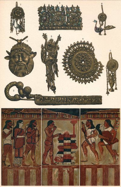 Etruskiske antikviteter fra Clusium, Vulsinii, Vulci og Caere, 500 f.Kr., 1902 af Unbekannt
