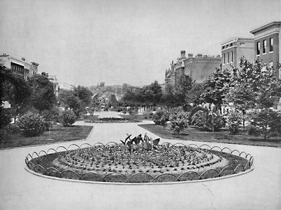 Eutaw Place ser mod nord, Baltimore, Md., c1897. af Unbekannt