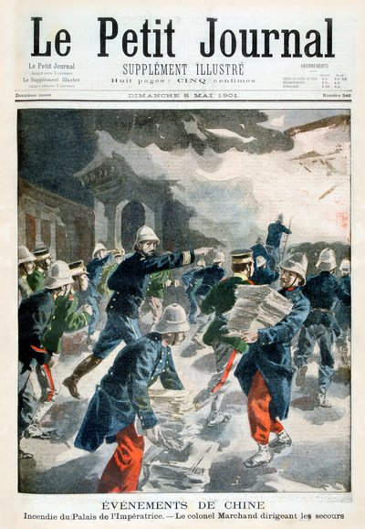 Begivenheder i Kina, hændelse ved det kejserlige palads, 1901 af Unbekannt