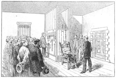 Henrettelse af Kemmler, den første mand, der døde i den elektriske stol, USA, 6. august 1890 af Unbekannt