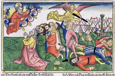 2 Mosebog 32:15-23: Moses bryder stentavlerne af Unbekannt