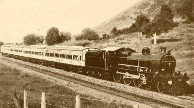Express Train, Bombay, Baroda og Central India Railway, 1930. af Unbekannt