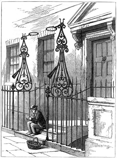 Slukkere på Berkeley Square, London, 1891 af Unbekannt