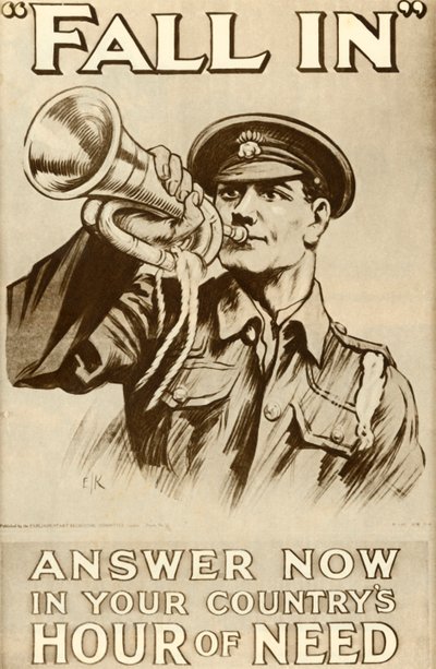 Fall In: Answer Now in Your Lands Hour of Need, 1915, 1935. af Unbekannt