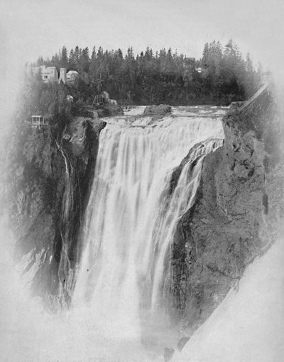 Falls of Montmorency, Quebec, c1897. af Unbekannt