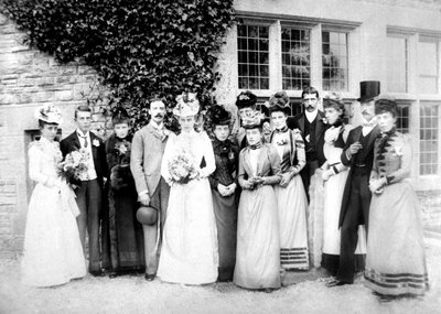 Familiefoto, c1882 af Unbekannt